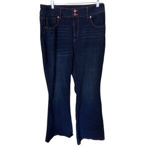 No Boundaries  Flared Denim Jeans Womens Size 17 Stretch Cogirl Western Rodeo ar